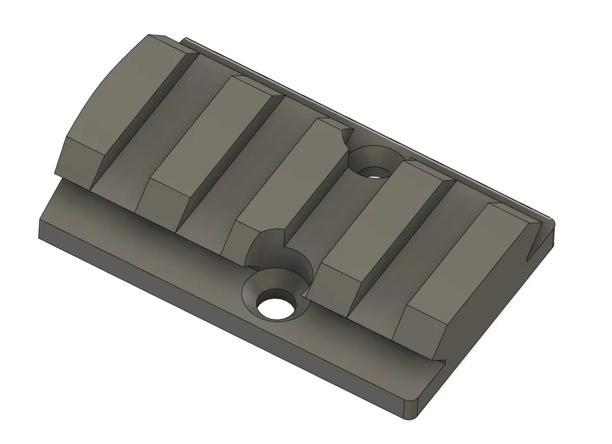 RMR to Picatinny rail - Free 3D Print Model - MakerWorld