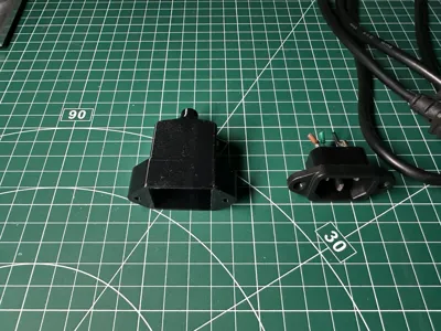 C14 Male Power Socket Enclosure