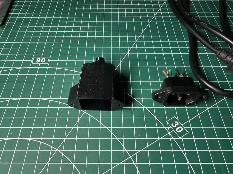 C14 Male Power Socket Enclosure