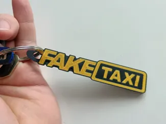 Fake Taxi Keychain