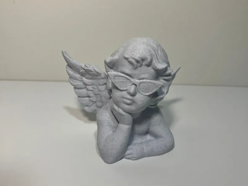 Angel Statue with Sunglasses