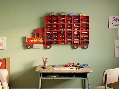 Race Hauler Truck wall shelf decoration - 1