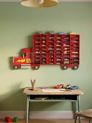 Estante o repisa: Race Hauler Truck wall shelf decoration — vista de referencia 2