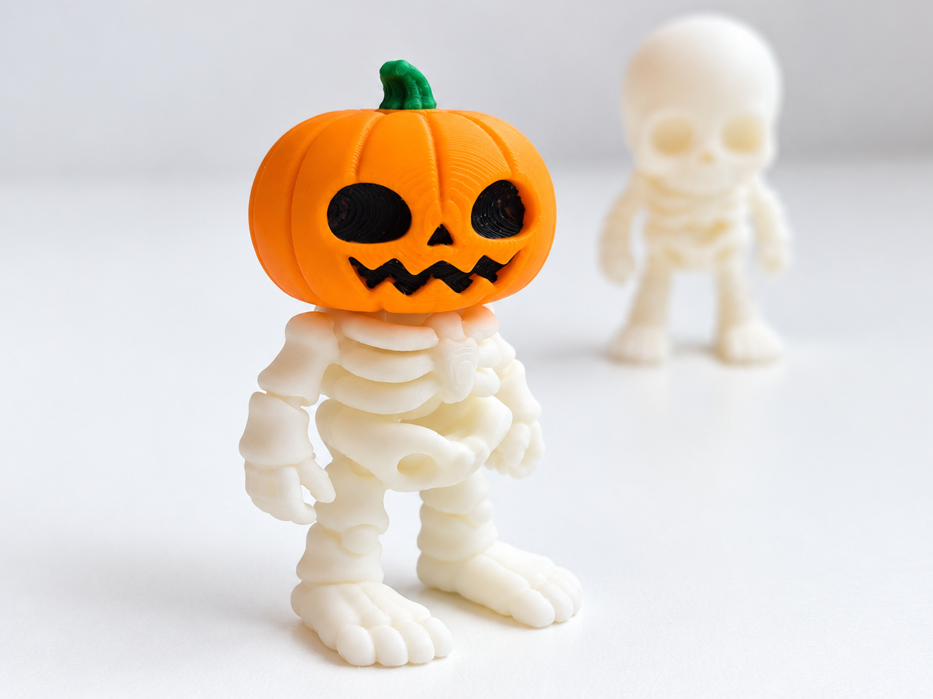Tiny Flexi Pumpkin Skeleton - 1