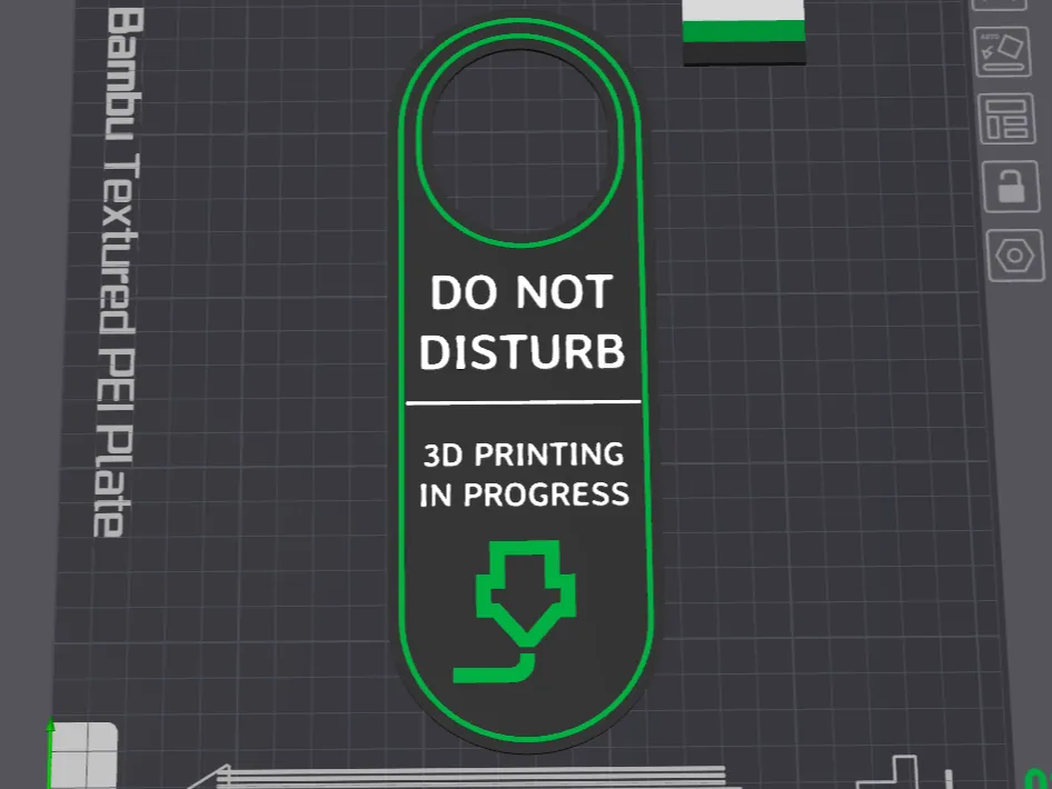 Do Not Disturb - 3D Printing - Doorknob Hanger Remixed by ...
