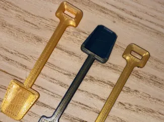 Shovel Keychain
