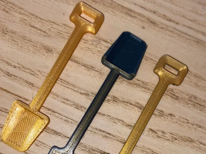 Shovel Keychain