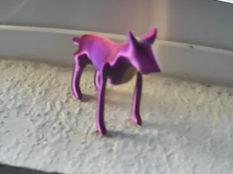 Realistic Dog! Only 8 grams of filament and 55min!