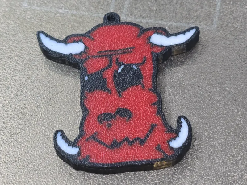 Brelok Domino Egzorcysta keychain exorcist demon