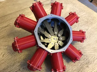 Air Engine - 9 Cylinder Radial (Wasp 985 ish)