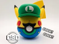Luigi Pikachu Ball - O3D (AMS)
