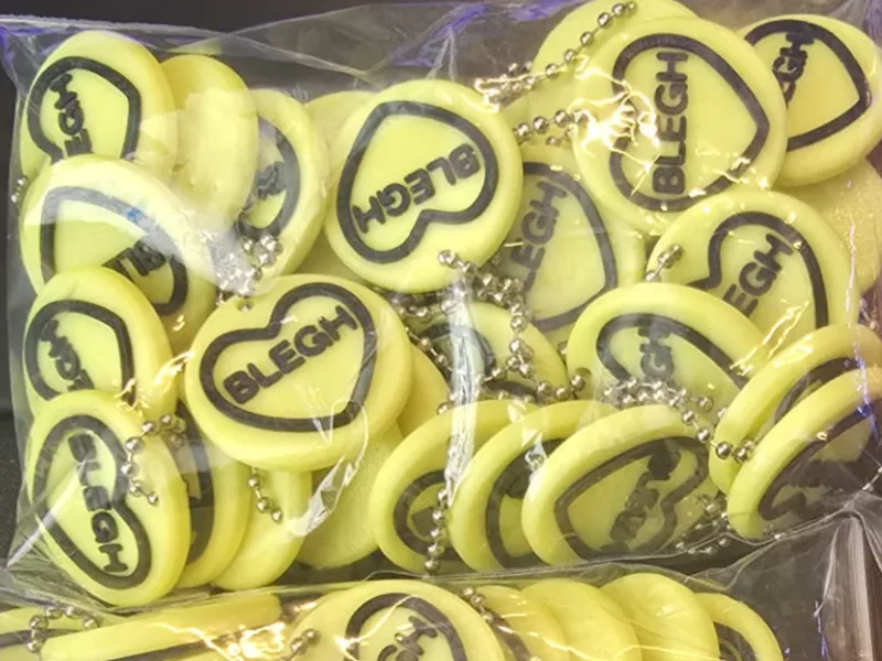 Love Heart Sweet Inspired BLEGH Keyring