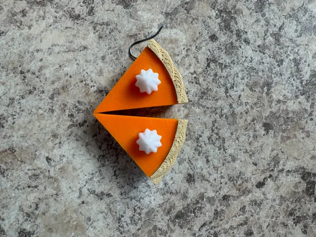 Pumpkin Pie Earring Set