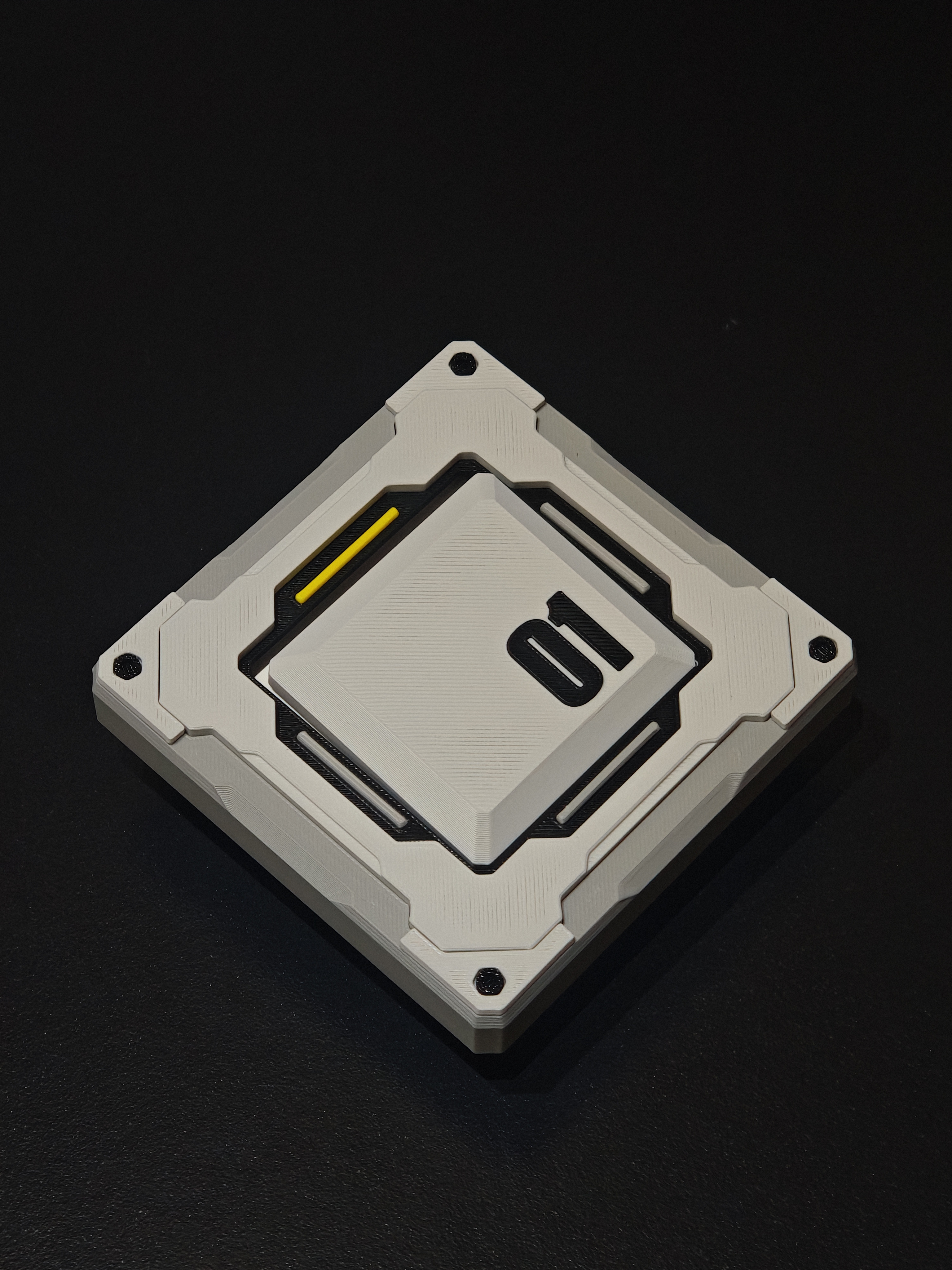 Miniatura 13 do modelo 3D 机甲化开关装饰面板（智能按键和普通按键版本）2.1