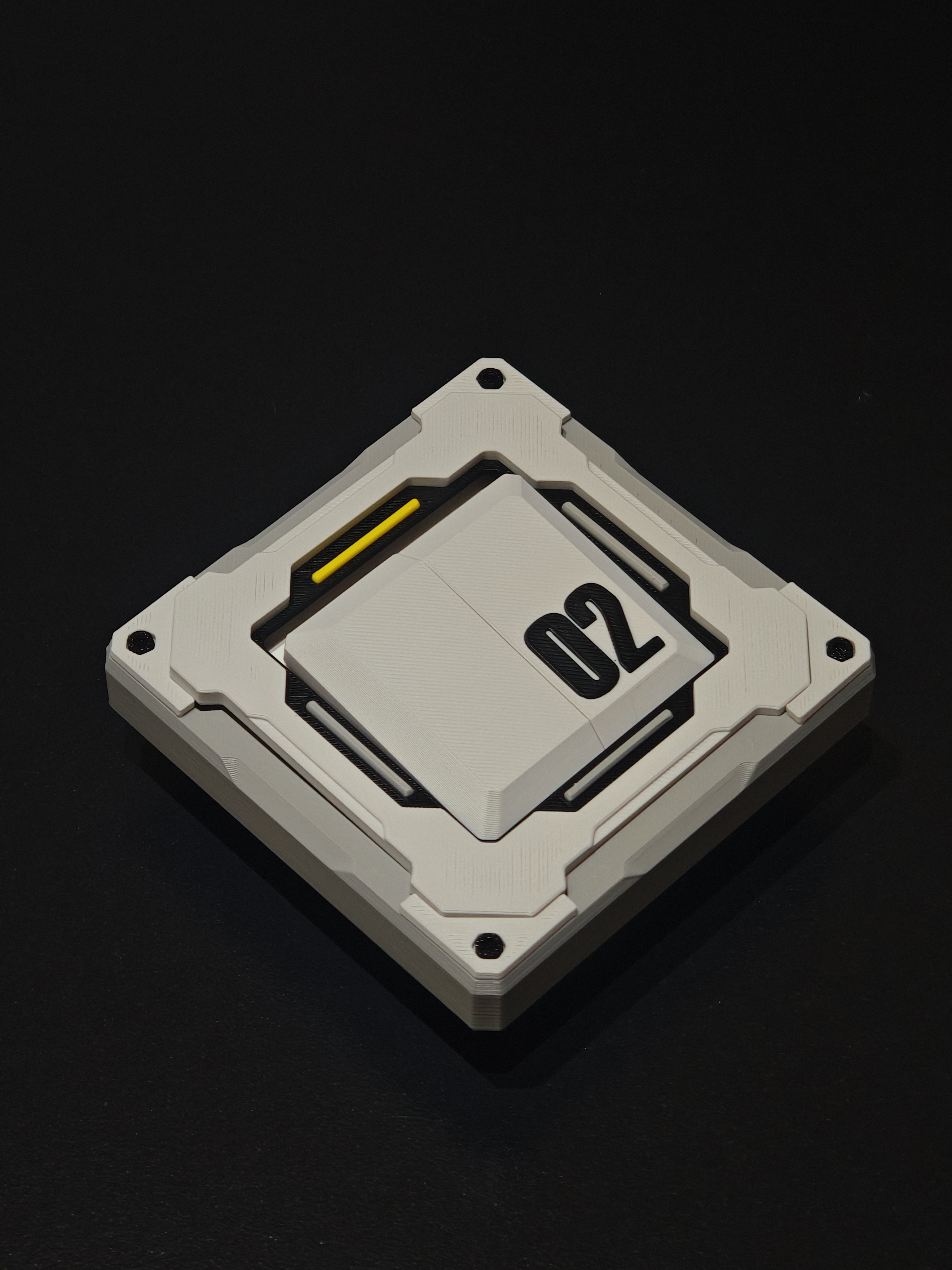 Miniatura 14 do modelo 3D 机甲化开关装饰面板（智能按键和普通按键版本）2.1