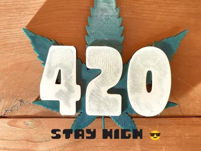 420 Pop-Out Sign