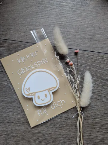Soporte: Kleiner Glückspilz – Geschenkkarte & Anhänger — vista de referencia 5