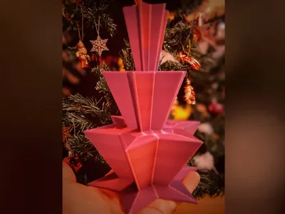 Modern Christmas Deco 'shooting star'