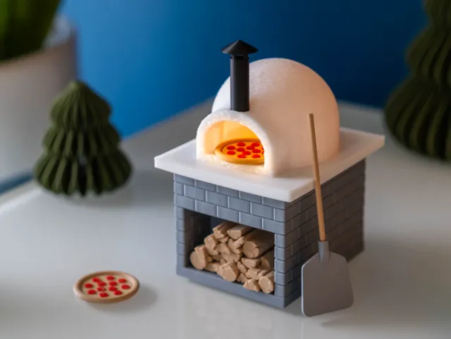 Wood Fired Pizza Oven LED Tea Light Holder