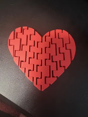 Satisfying Flexi Heart - Free 3D Print Model - MakerWorld