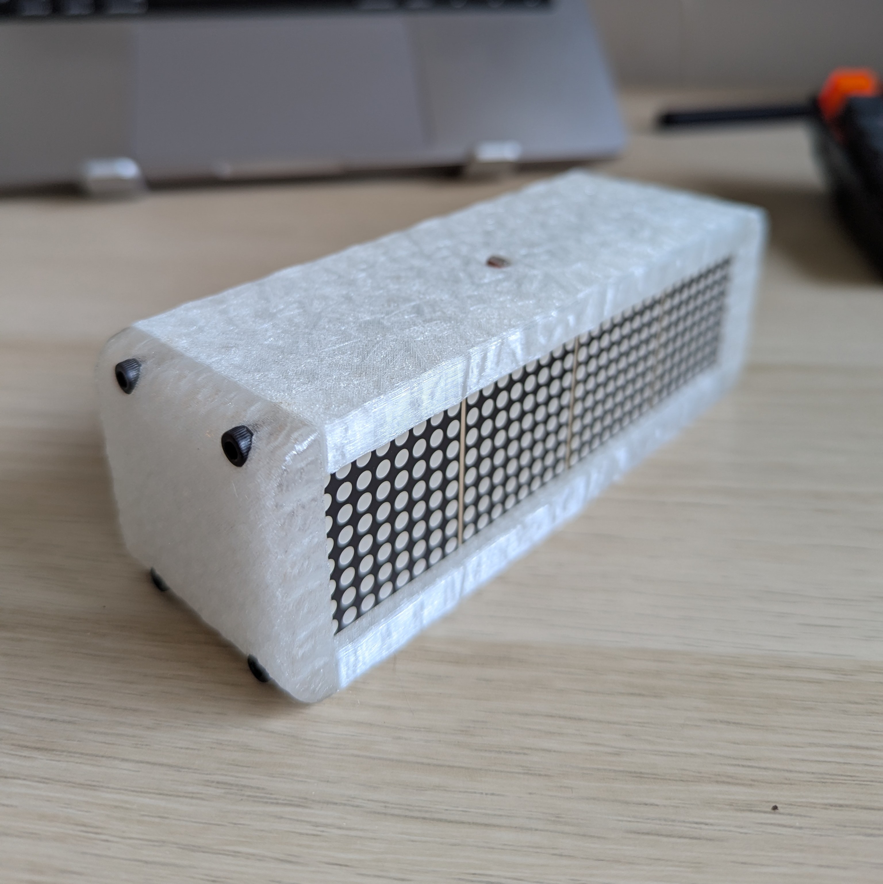 Miniatura 2 do modelo 3D LED Matrix Desk Clock