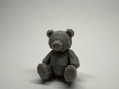 Low Poly Teddy Bear