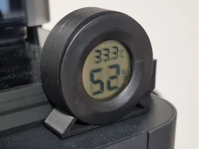 Hygrometer and Thermometer Stand for X1C/P1S Vent Hole