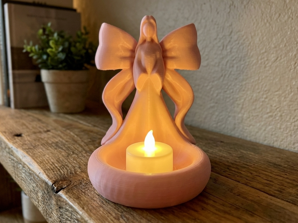Angel LED Tealight Holder - Coquette Home Decor