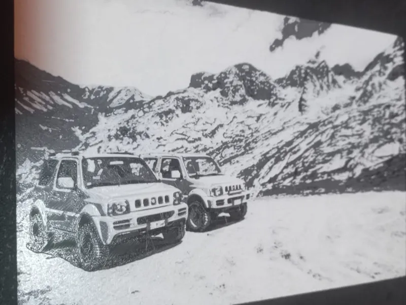 Suzuki Jimny Colle Sommeiller Italian Mountain
