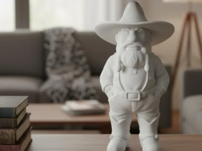 Garden Gnome with Hat – Wilderness Wanderer 250mm