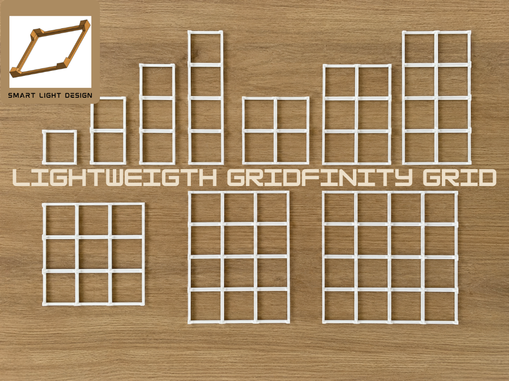Lightweight Gridfinity Grid