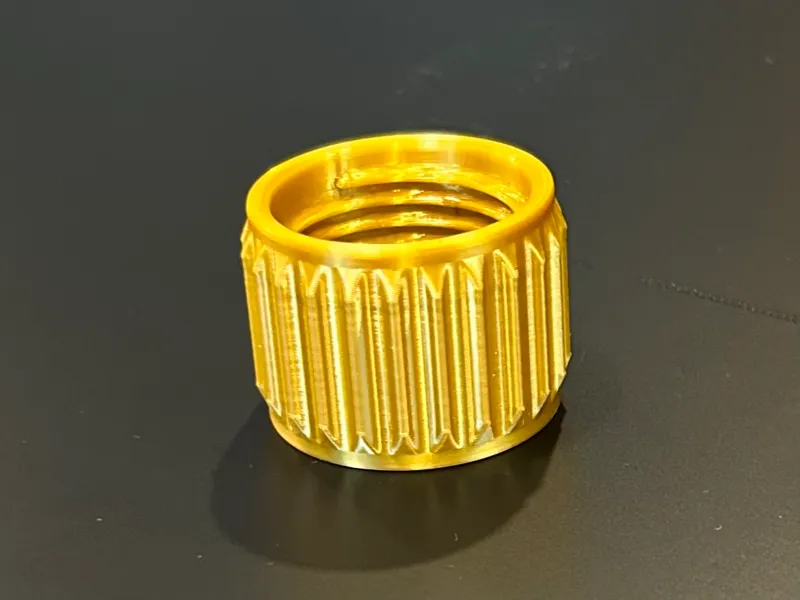 Threaded coupler for 2 liter bottles