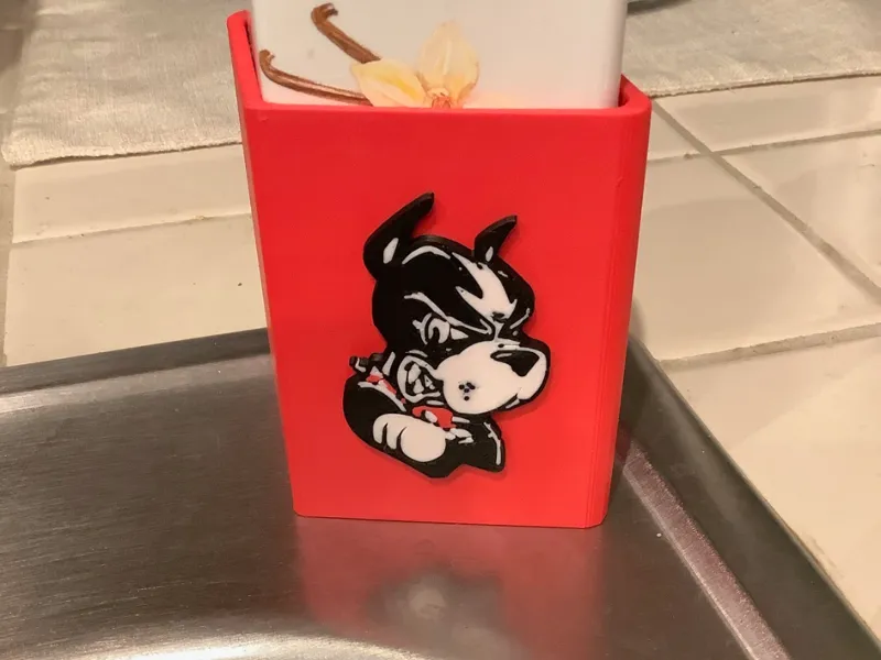 Rhett BU Terrier BBW Soap Holder/Sleeve