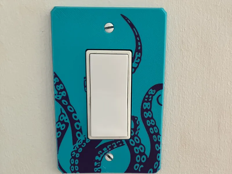 Kraken Tentacle Light Switch Cover