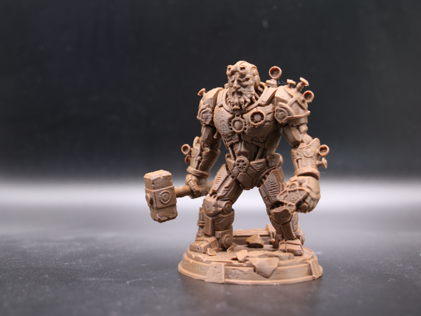 Heavy Mech Warrior with Hammer 
