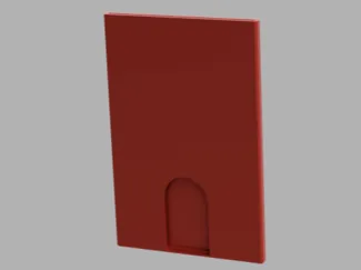 Credit card holder V2 (with embossed numbers)