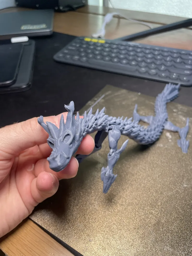 FLEXI SKULL DRAGON PRINT IN PLACE