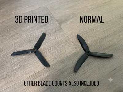 RC propeller (Multiple Blade Counts Available)