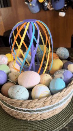 Twisty Spiral Easter Egg Decoration