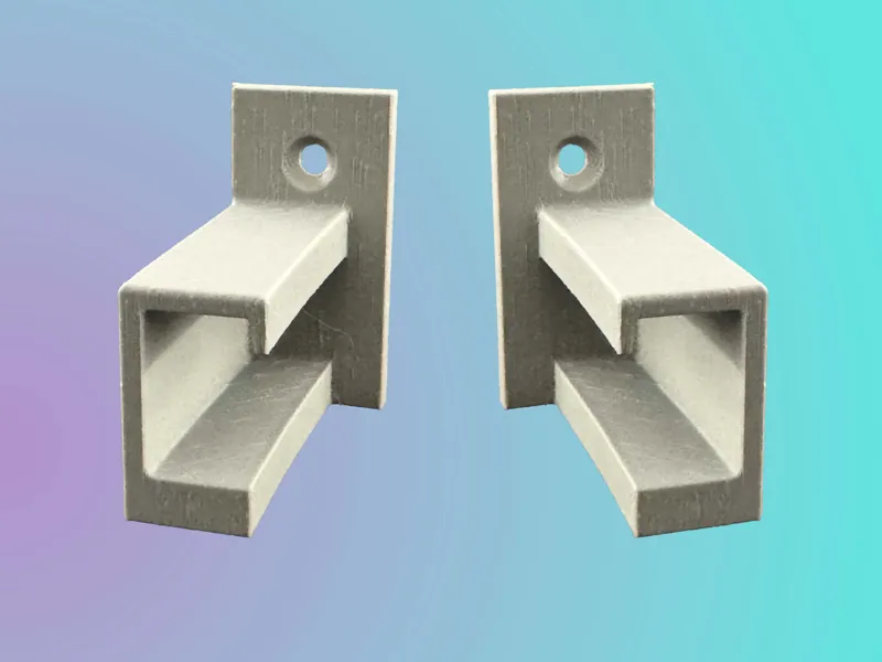 Cabinet slide rear mounting brackets
