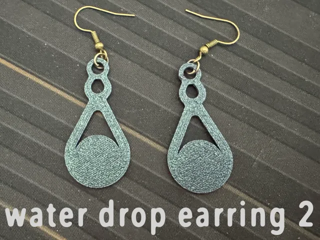 water drop earring 2