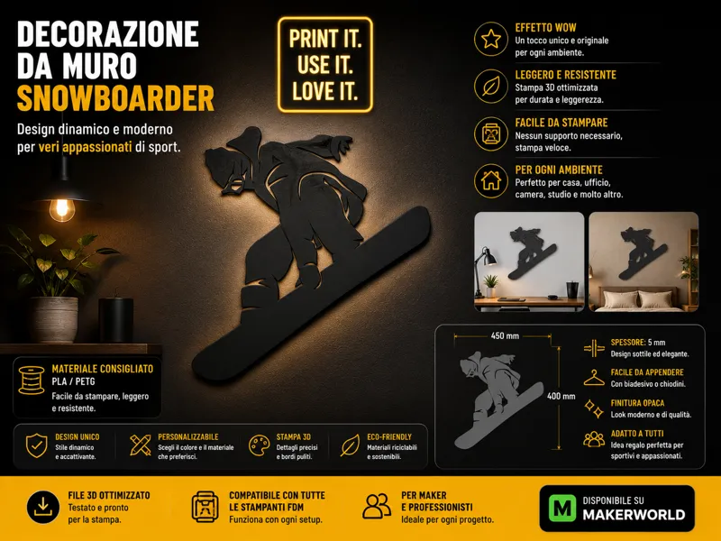 DECORAZIONE BIG AIR SNOWBOARDER