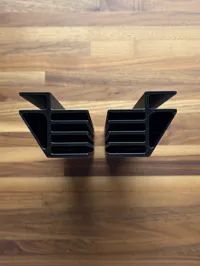 5 slot plate holder, one piece each side, with backstop
