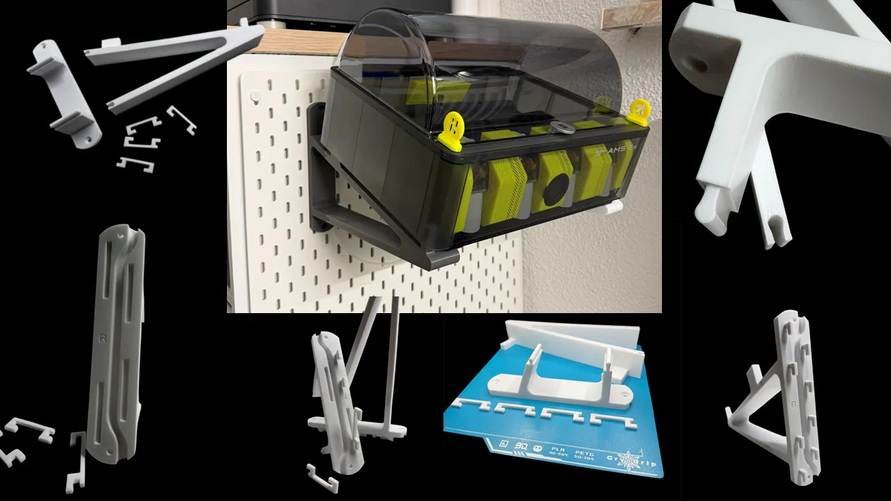Wall mounting for AMS + AMS 2 Pro & AMS HT view 4