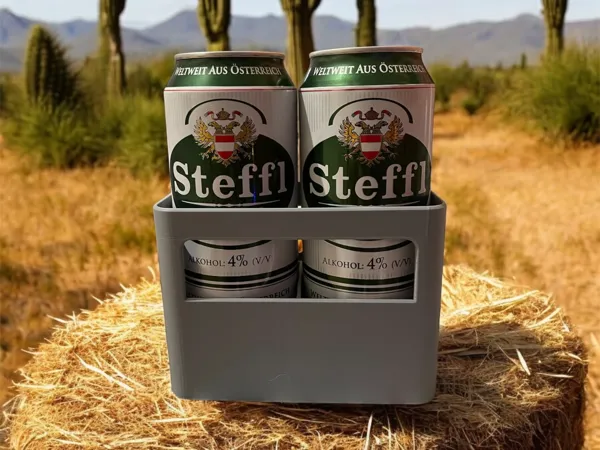 Mini caisse à bière porte-canettes