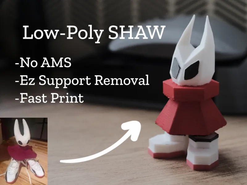 Low-Poly Hornet from a SHAW meme