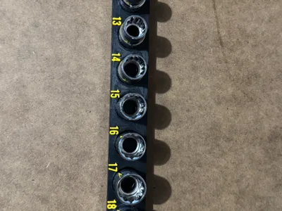 Quinn 1/2" Socket Set Organizer - Metric