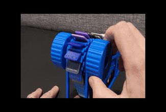 Filament Swatch Conveyor Belt Display