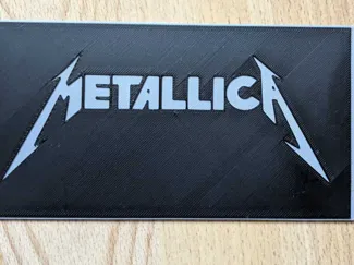 Metallica Logo 2d Art