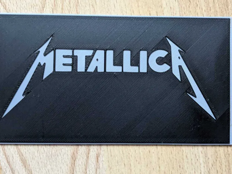 Metallica Logo 2d Art